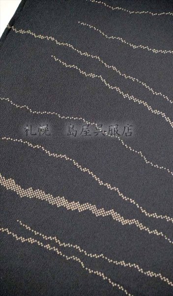 画像2: 【キングサイズ】ちりめん風／ドットライン (2)