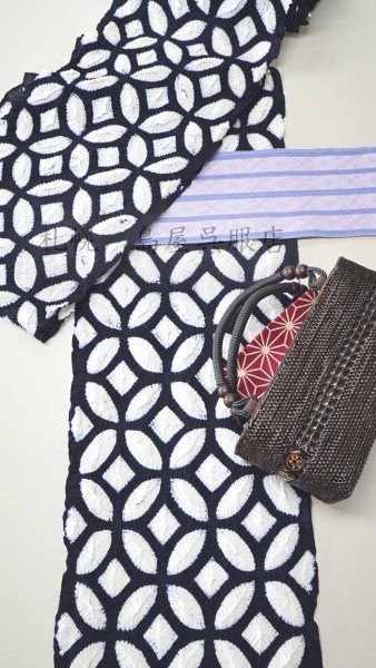 画像9: 藤娘きぬたや：総絞り（七宝） (9)