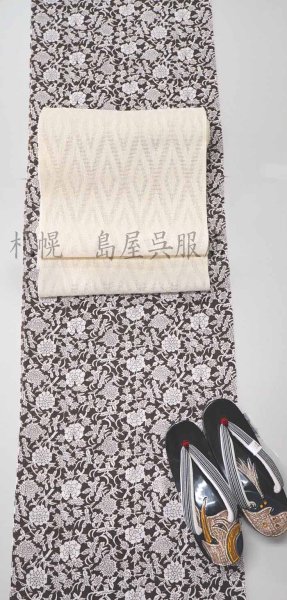 画像5: セオα／牡丹唐草（チョコレートブラウン） (5)