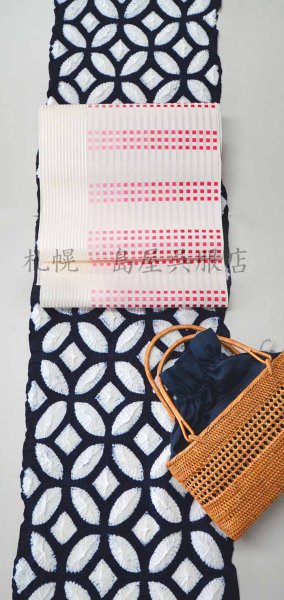 画像4: 藤娘きぬたや：総絞り（七宝） (4)