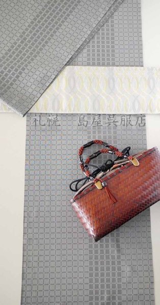 画像9: バッグ：竹かごバッグ・柿渋巾着 (9)