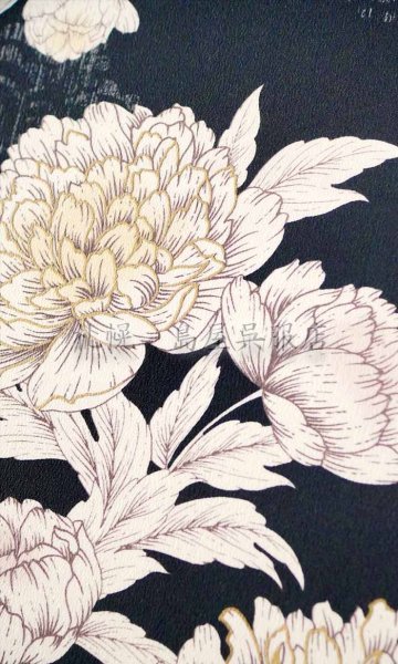 画像2: 【広幅】ちりめん風／白牡丹 (2)