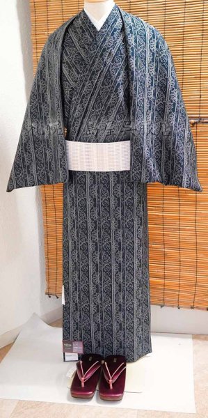 画像5: 角帯：西陣織　しなやかさはお墨付き！　ホワイト系 (5)