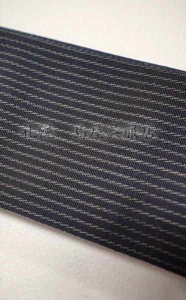 画像5: 角帯：リバーシブル麻絹・黒霜降り (5)
