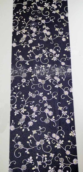 画像2: ☆早いもの勝ち！オトクな正絹☆　小紋：花唐草 (2)