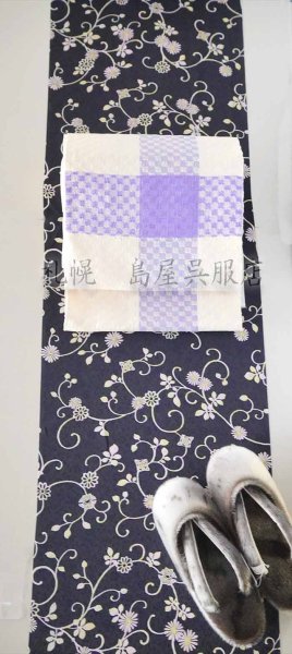 画像6: ☆早いもの勝ち！オトクな正絹☆　小紋：花唐草 (6)