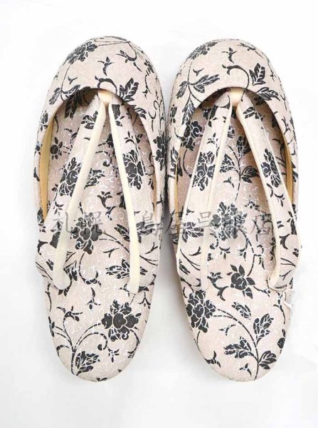 画像2: 女性用防寒草履：小花唐草 (2)