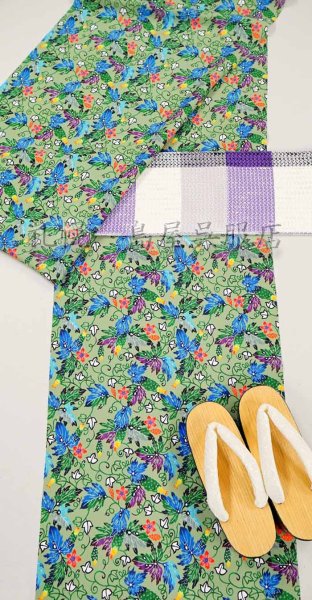 画像5: セオα／本紅型染め風・ゴーヤ (5)