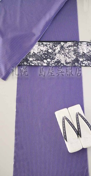 画像10: 米沢木綿：ＫＩＰＰＥ／青紫 (10)