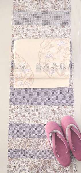 画像6: ちりめん風／横段・鹿の子と更紗 (6)