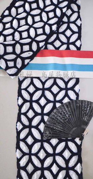 画像6: 扇子・黒薔薇（シルバーラメ） (6)