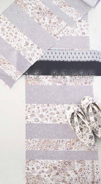 画像8: ちりめん風／横段・鹿の子と更紗 (8)