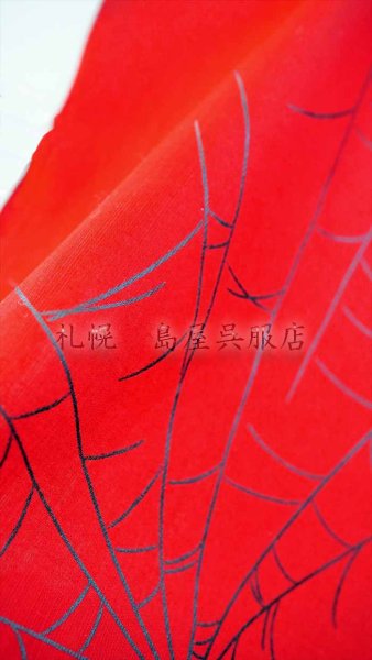 画像3: 誉田屋源兵衛：蜘蛛の巣（深緋） (3)