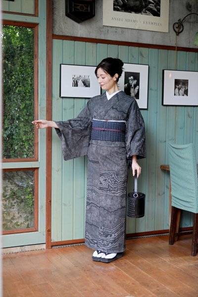 画像3: コレカラキモノ・地層（ダークブラウン） (3)