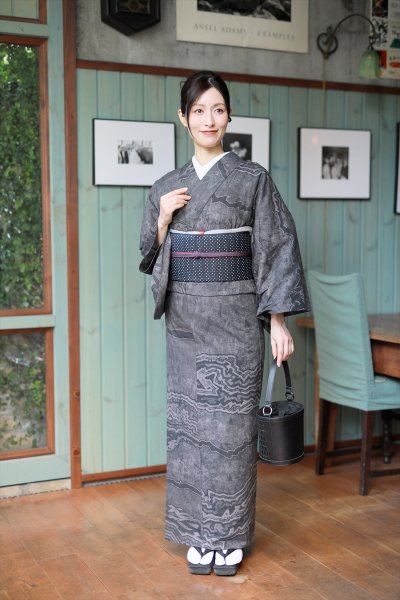 画像2: コレカラキモノ・地層（ダークブラウン） (2)