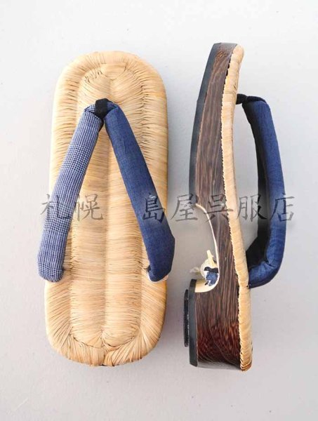 画像4: 男性用下駄・畳表 (4)