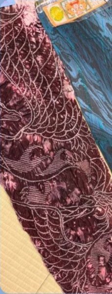 画像1: 【Ｙ様専用品】藤娘きぬたや：総絞り (1)