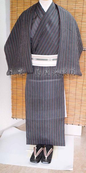 画像5: 男性用下駄：鎌倉彫・黒（Ｌサイズ） (5)
