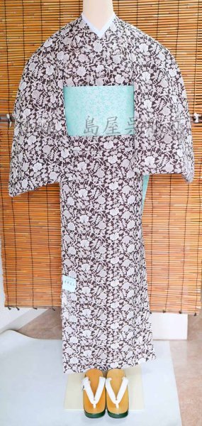 画像6: セオα／牡丹唐草（チョコレートブラウン） (6)