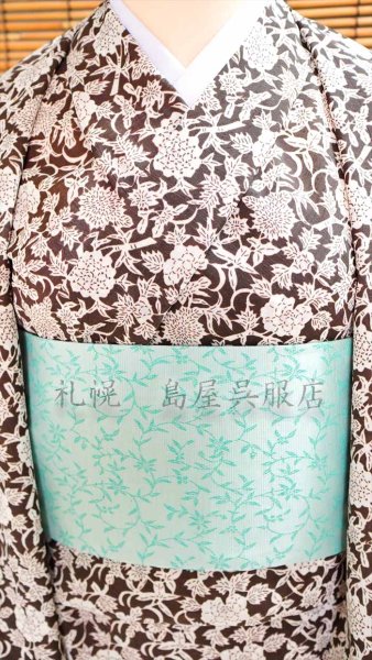 画像5: セオα／牡丹唐草（チョコレートブラウン） (5)