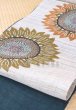 画像1: 【Ｉ様専用品】八寸名古屋帯：栗山工房：向日葵 (1)