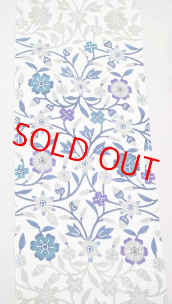 画像2: 【Ｓ様専用品】栗山工房・八寸名古屋帯（更紗No5）／日傘（百合） (2)