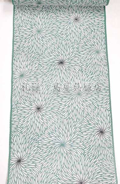 画像1: 【Ｙ様専用品】竺仙・菊爛漫（綿紅梅） (1)