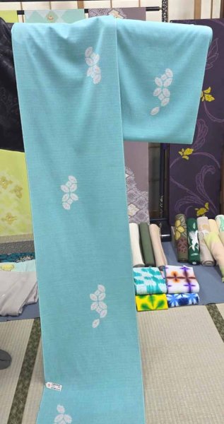 画像1: 【Ｓ様専用品】藤井絞：はごろ木綿　しっぽう巻 (1)