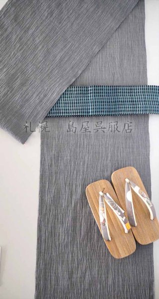 画像6: 小千谷縮：みじん格子 (6)
