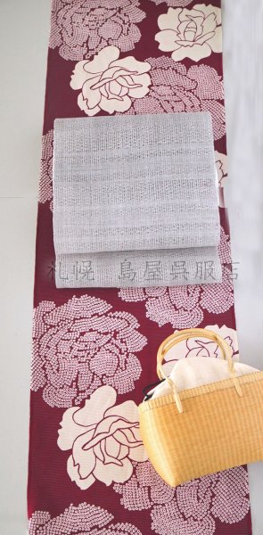 画像5: 紫織庵：バラ匹田（綿絽） (5)