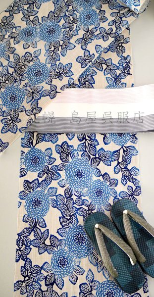 画像8: 半幅帯：博多織／麻絹・グレー・オフホワイト・赤ライン (8)