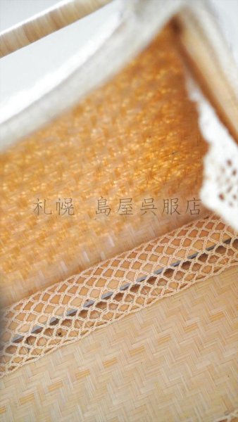 画像7: バッグ：和小物さくら／タイ王室御用達工房の竹細工バッグ（スター） (7)