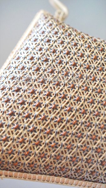 画像5: バッグ：和小物さくら／タイ王室御用達工房の竹細工バッグ（スター） (5)
