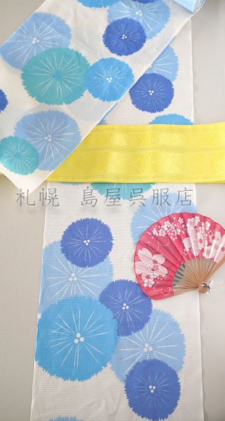 画像5: ★2025年から反物41800円（公式）紫織庵：新から松（綿絽） (5)