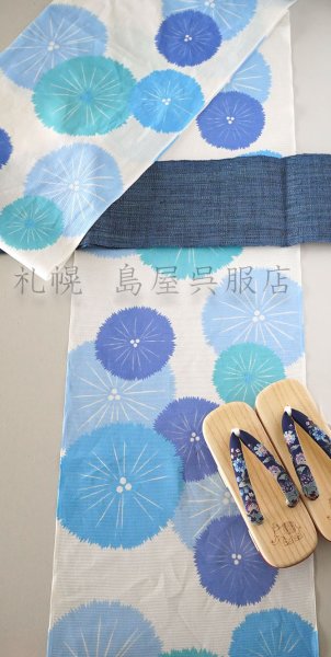 画像6: ★2025年から反物41800円（公式）紫織庵：新から松（綿絽） (6)