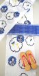 画像7: 竺仙：雪輪取り・千鳥と花（綿絽） (7)