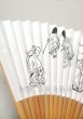 画像4: 扇子：鳥獣戯画【リバーシブル】 (4)