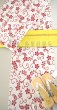 画像10: 女性用下駄：岡重の二枚歯（白更紗） (10)