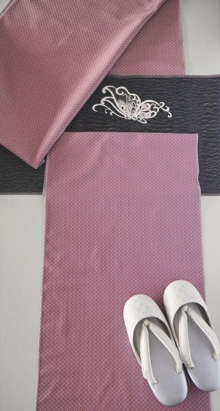 画像11: 九寸名古屋帯：バタフライ (11)