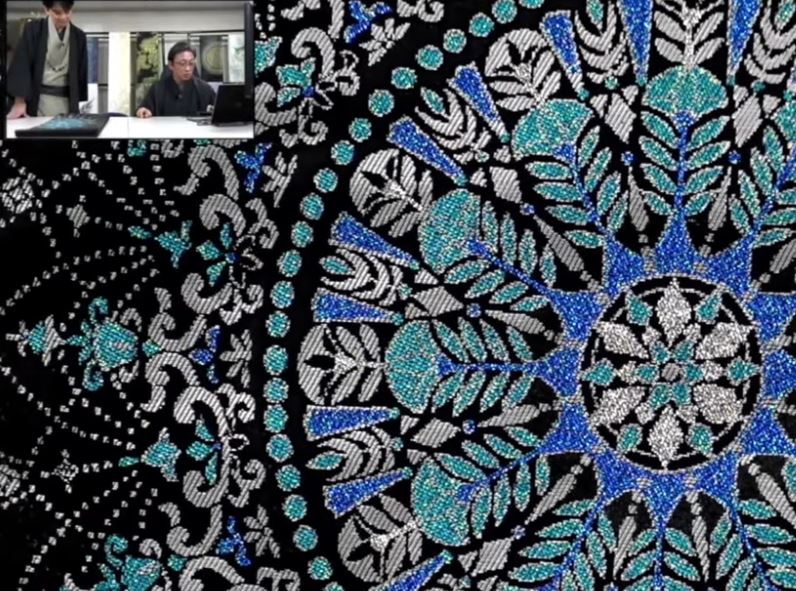 「となみ織物展」初日から盛況です♪