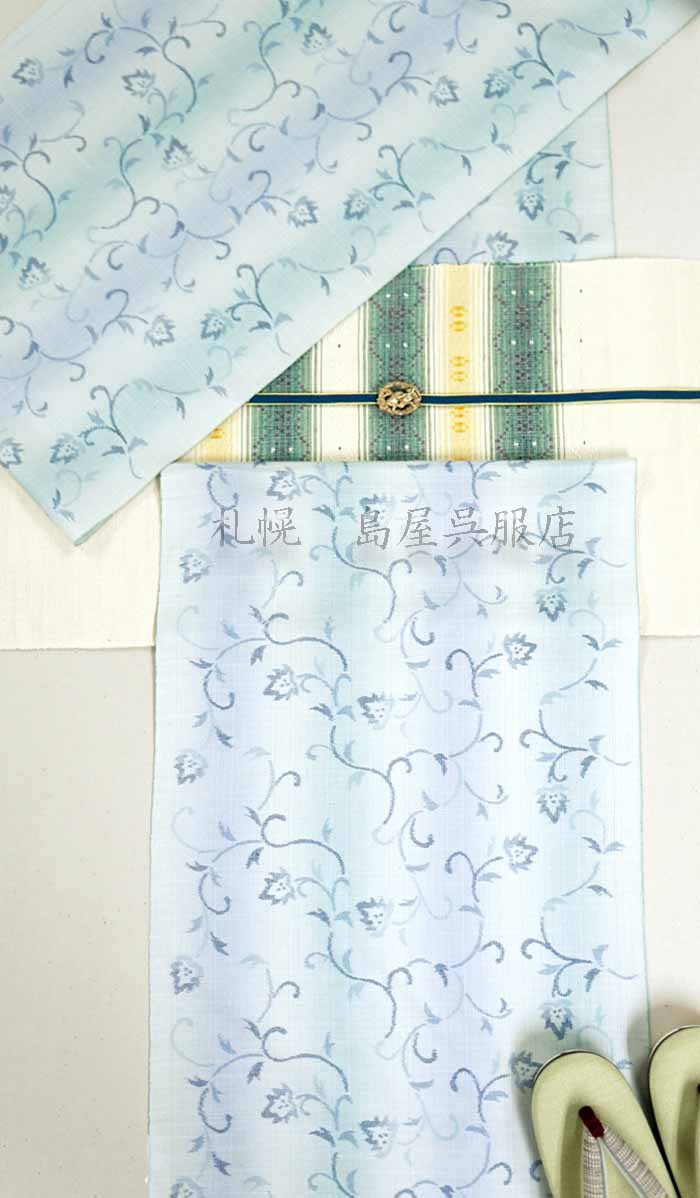 正絹 南風原(はえばる)花織 名古屋帯 お着物サイズ362×305